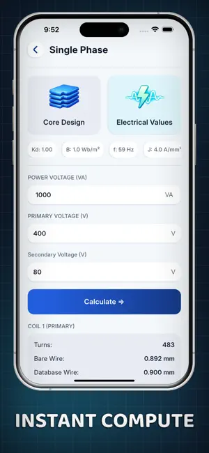 Calculation Transformers screenshot 2