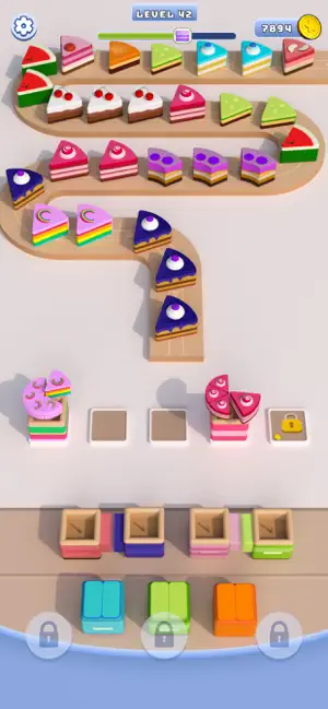 Cake Jam Color Sorting 3D screenshot 3