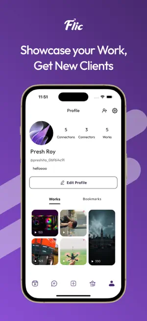 Flic | Hire Editors Get Hired screenshot 2