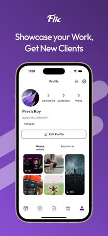 Flic | Hire Editors Get Hired screenshot
