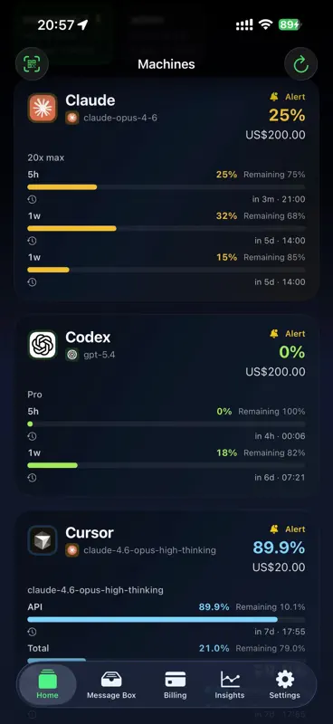 LimitWatch screenshot 1 of 10