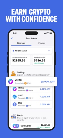 Bitcoin.com Wallet: Buy, sell iPhone screenshot