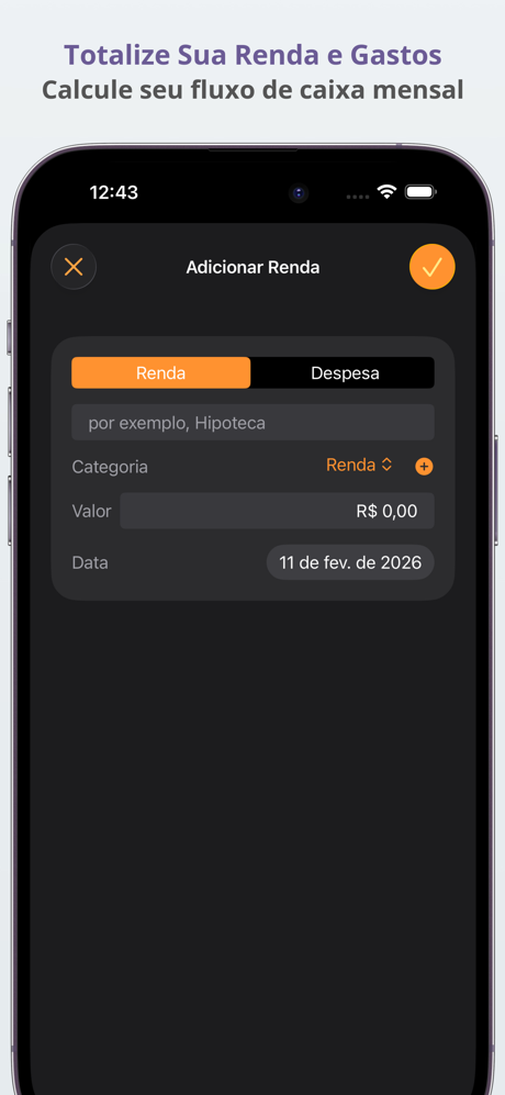 Controle Orçamento Conta Banco screenshot 2
