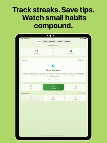 AI Food Scanner : Diet Habits iPad screenshot