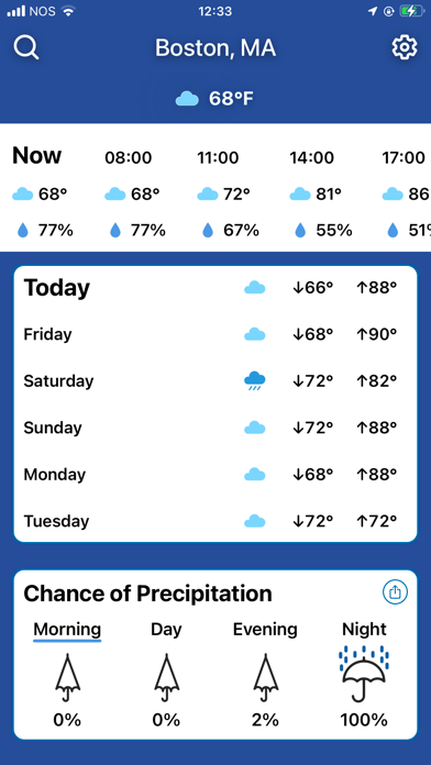 Screenshot #4 for Weather Forecast by ClimaCam