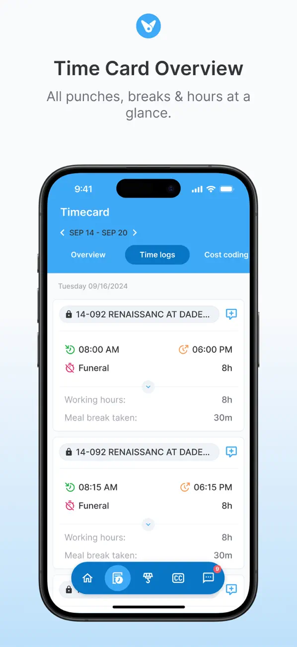 Screenshot #3 pour MobiClocks Personal