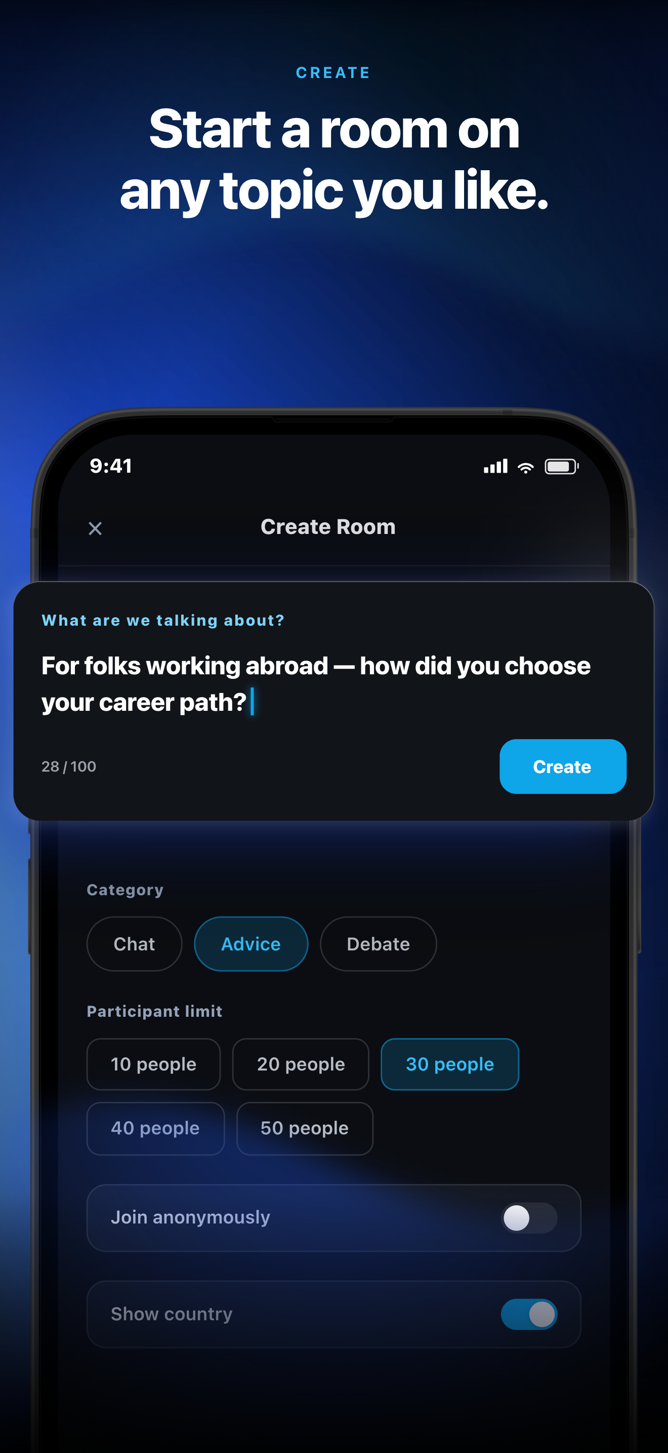 VAYSS: Global Chat Rooms screenshot 4