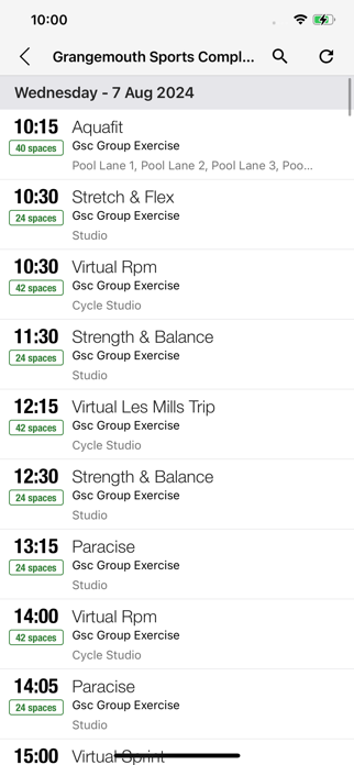 Falkirk Leisure Screenshot 5 of 5