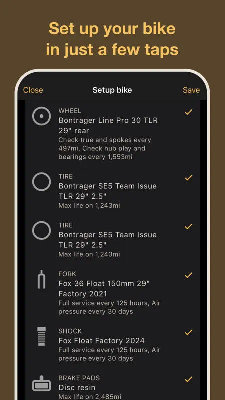 ProBikeGarage: Bicycle tracker screenshot 3 of 6