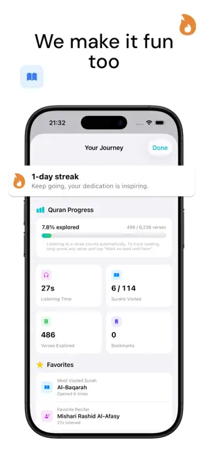 Medina - Quran & Daily Prayers screenshot 4