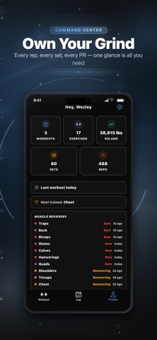 Sculpt: AI Trainer & Fitness iPhone screenshot