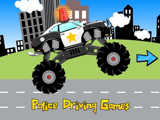 Screenshot #5 pour jeux de voiture de police!