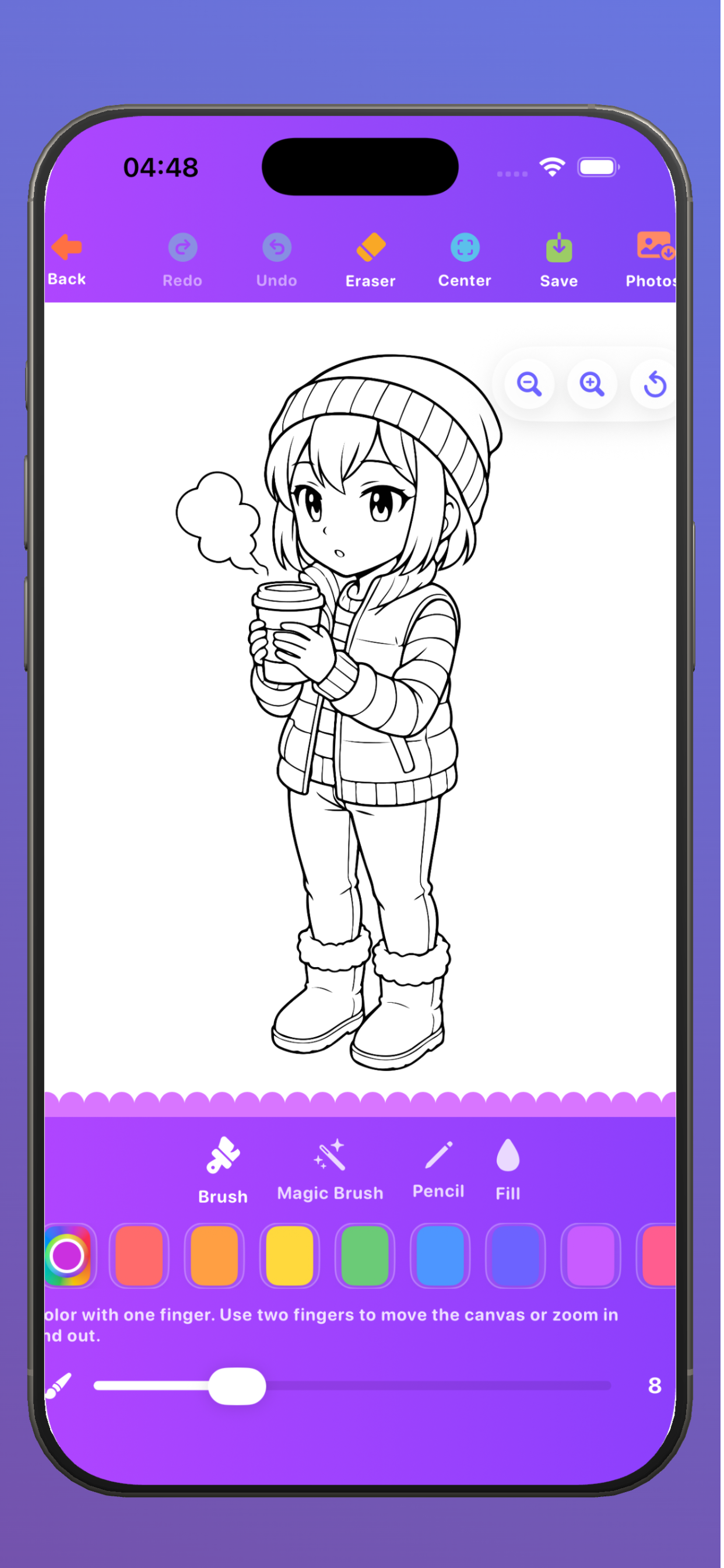 Cute Girls Coloring screenshot 5