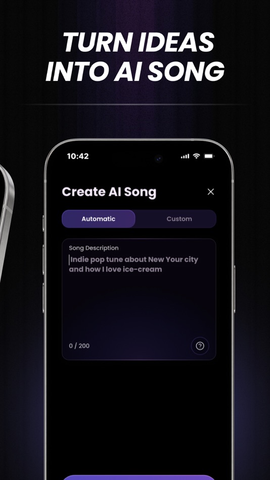 #2. Echo AI: Make Song, VO Speech (iOS) By: Perfomante video ads UAB