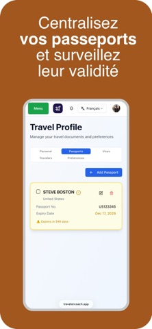 Traveler Coach screenshot