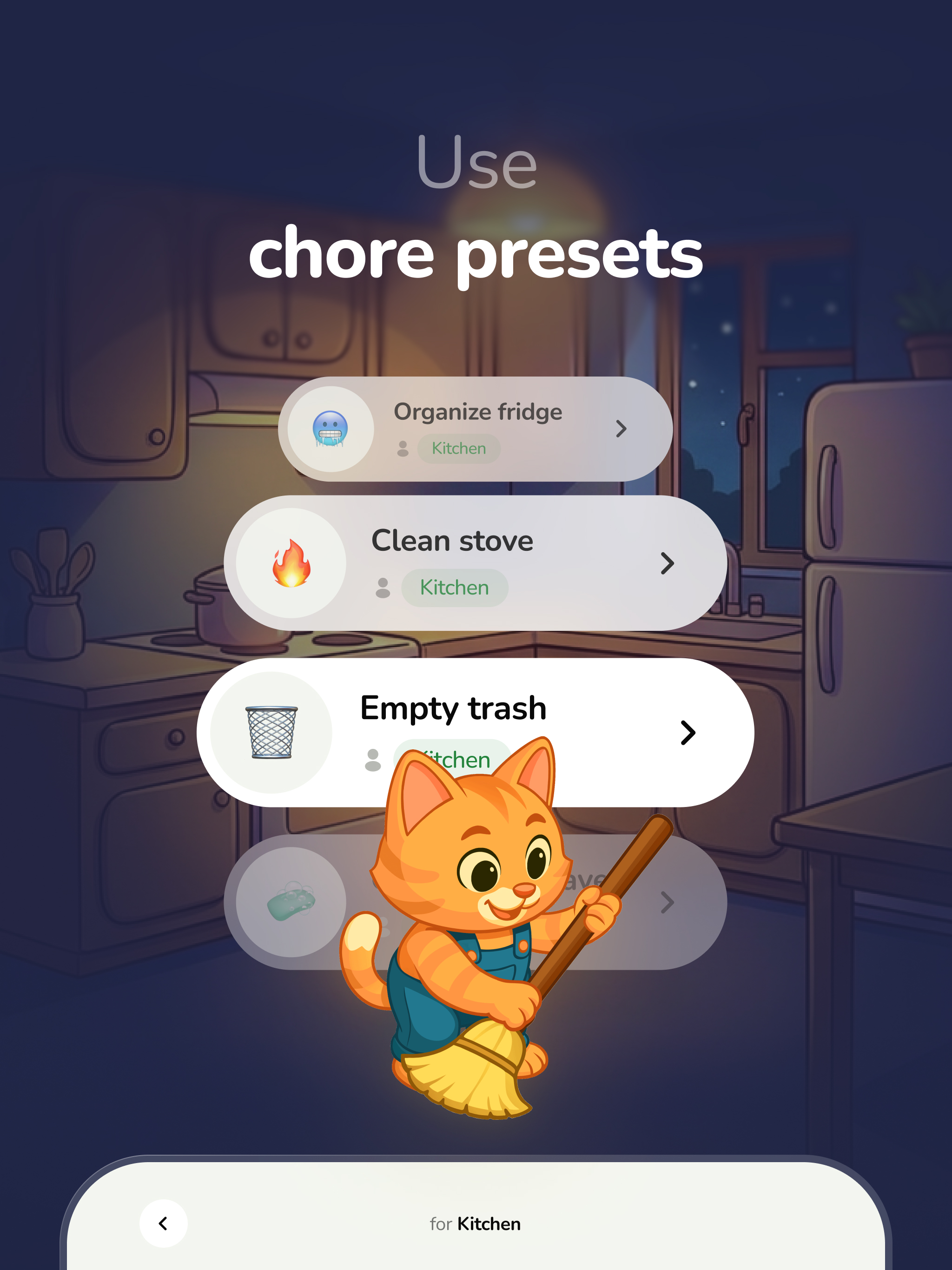 Roomsy: Cleaning Schedule