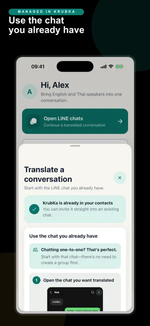 KrubKa – LINE Thai Translator screenshot 4