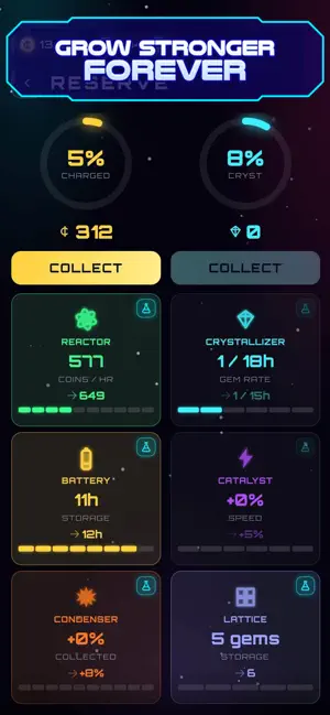 Neon Core - Idle Tower Defense screenshot 2