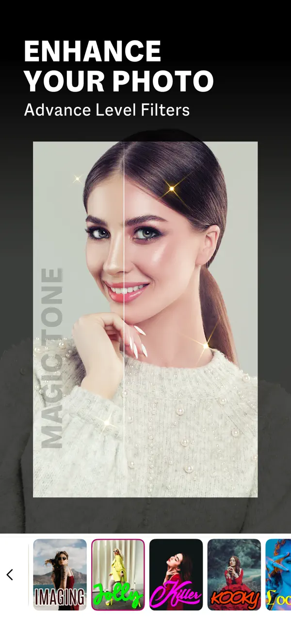 Screenshot #3 pour Irregular Photo Collage Editor