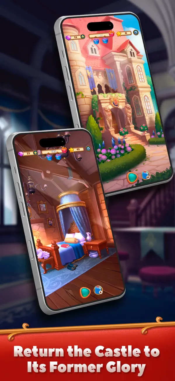 #2. My Castle. Merge & Story (iOS) 由: Rainbow Games LLc