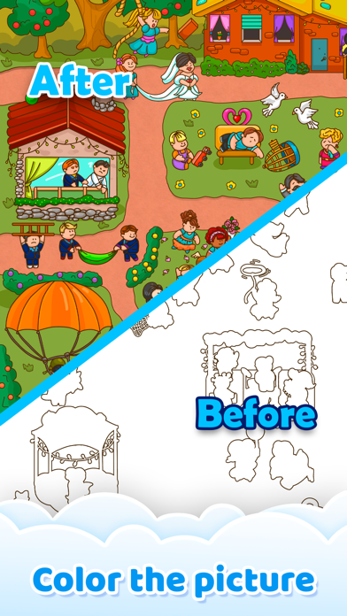 Sticker puzzle－colouring game Screenshot