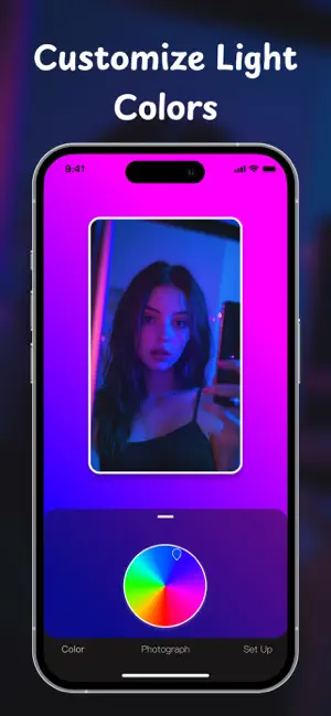 GlowCam：Selfie Light Camera iPhone screenshot 5