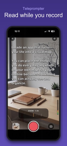 TeleGaze: Teleprompter App Screenshot 1 of 4