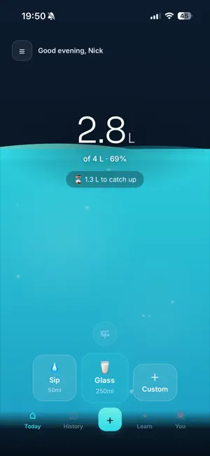 Sippy – Water Tracker screenshot 1