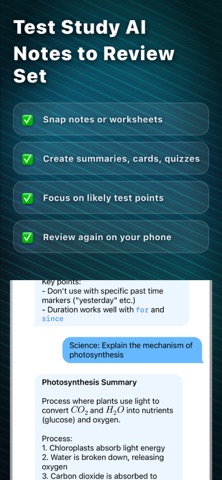 Test Study AI - Notes to Quiz Screenshot 1 of 4