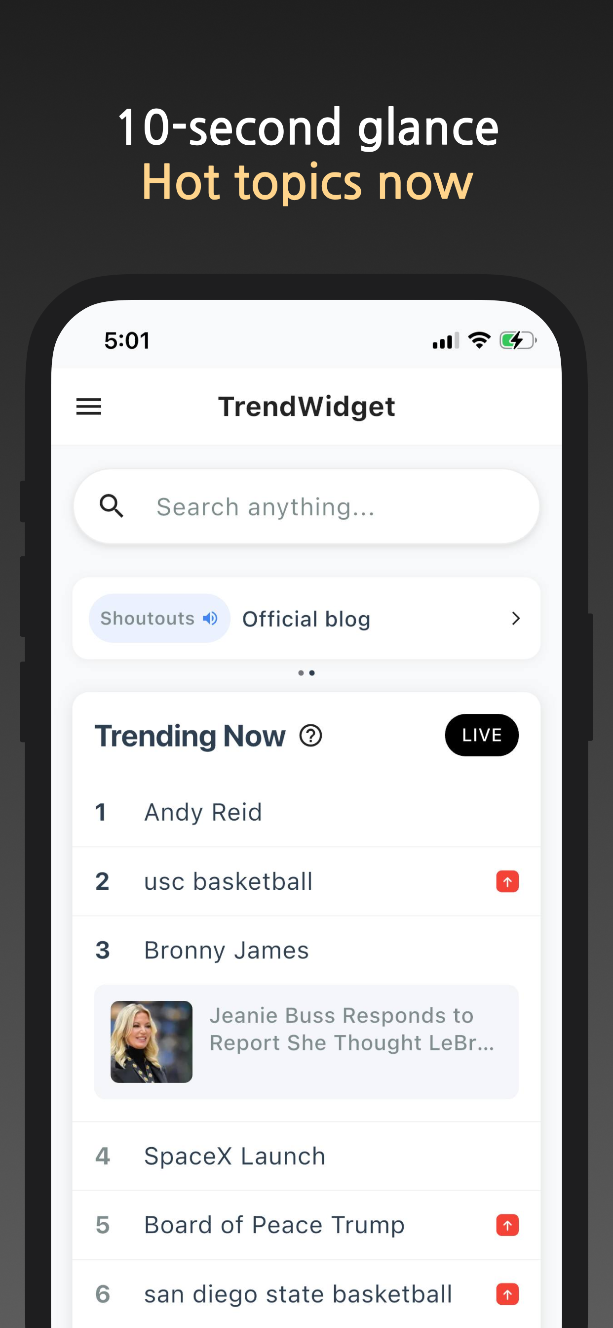 TrendWidget: AI Search & News screenshot 7