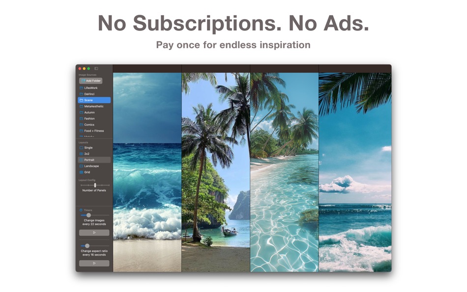 #6. Visuals - Be Inspired (macOS) Podle: Logic Colony
