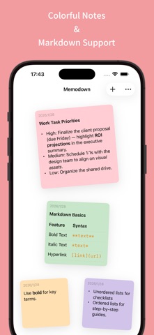Memodown Notes Screenshot 1 of 3