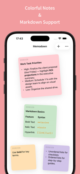 Memodown Notes Screenshot 1 of 3
