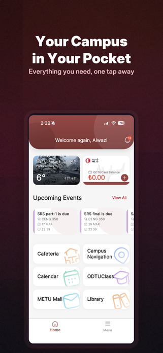 METU App Screenshot 1 of 10