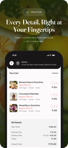 Fruittr screenshot 2