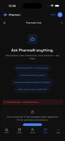 PharmaAI screenshot