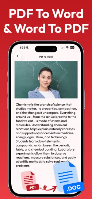 PDF Converter : PDF To Word • screenshot 2