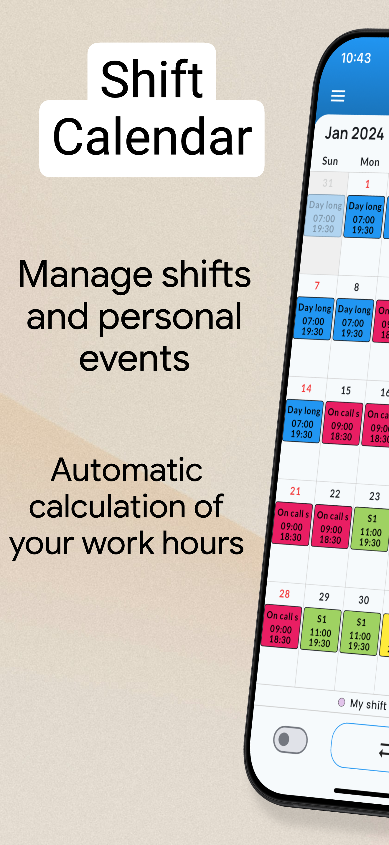 Megashift・Shift Calendar