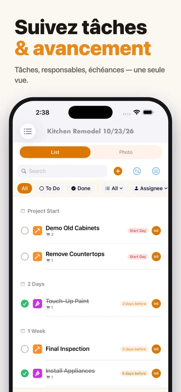 Screenshot #3 pour Pro Project Planner
