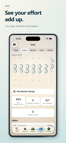 Abys - Habit Tracker Screenshot 4 of 7