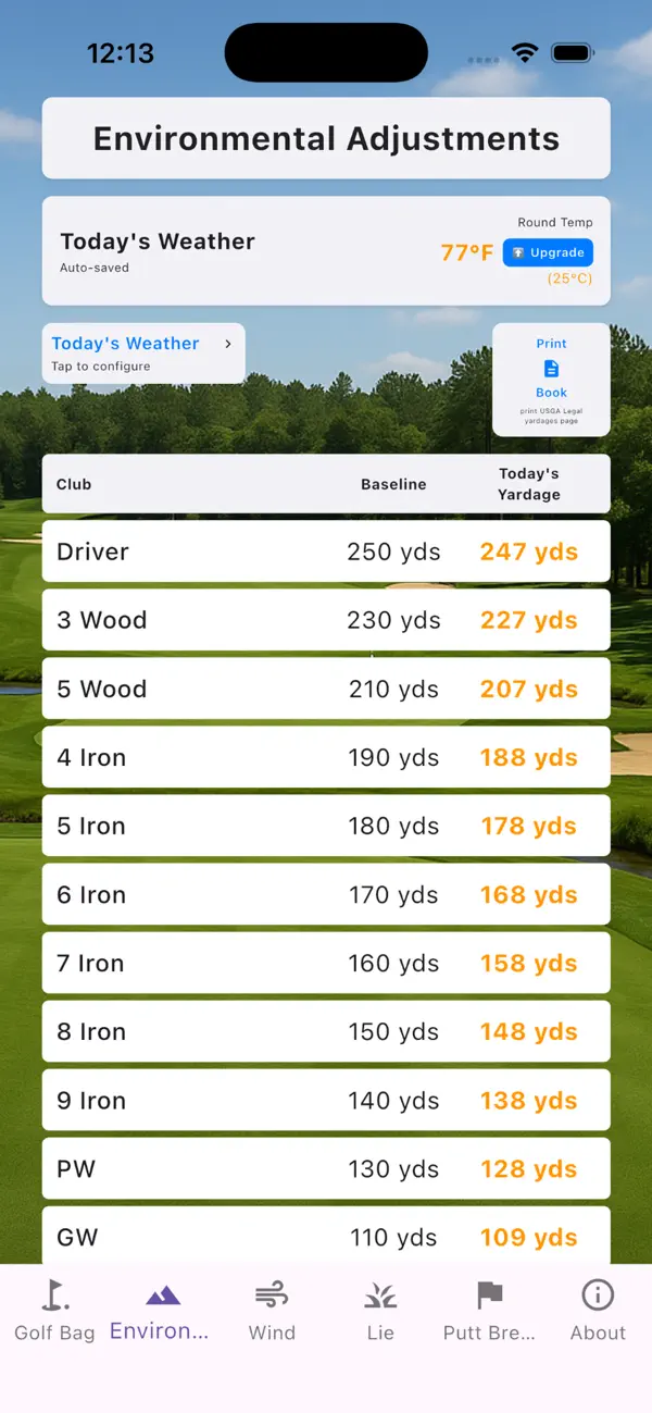 Screenshot #1 pour Course Caddy Golf