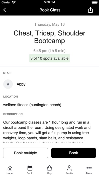 wellbee fitness Screenshot