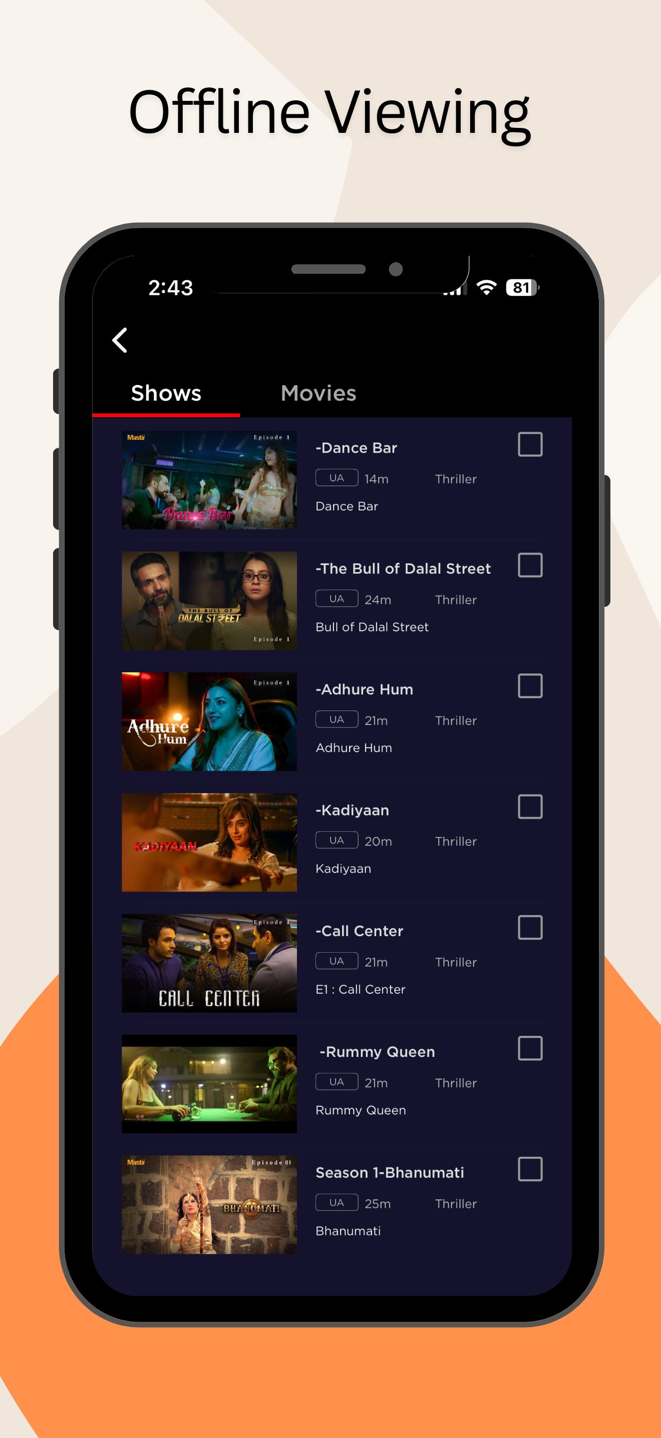 Mastii OTT: Web series & Shows