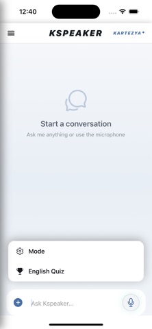 Kspeaker screenshot