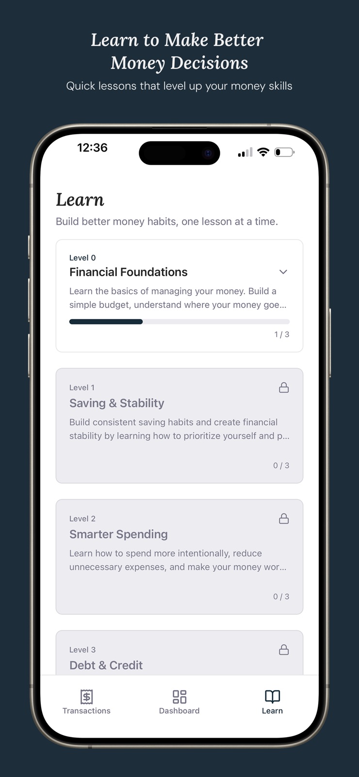Thrive: Personal Finance iphone screenshot 3