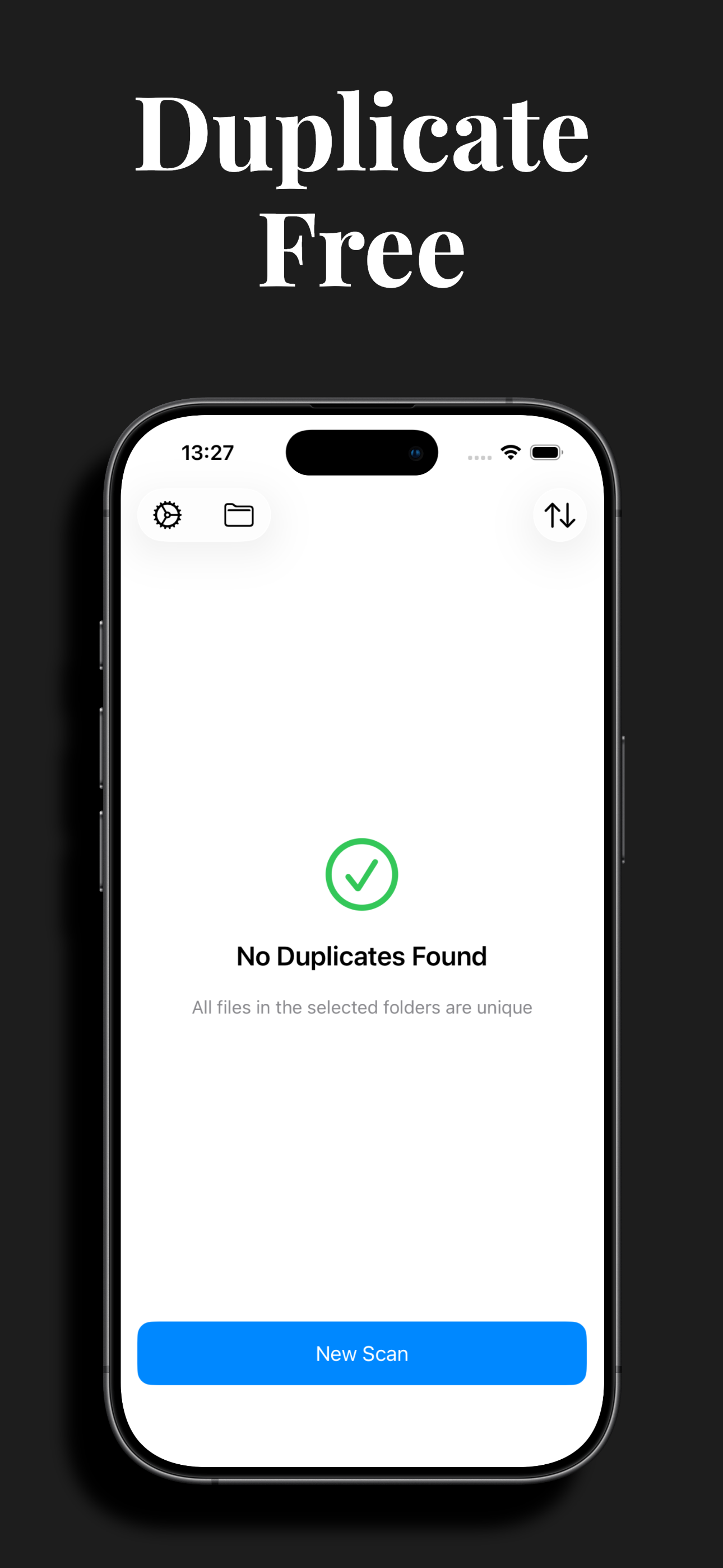 Zero Duplicates Mobile