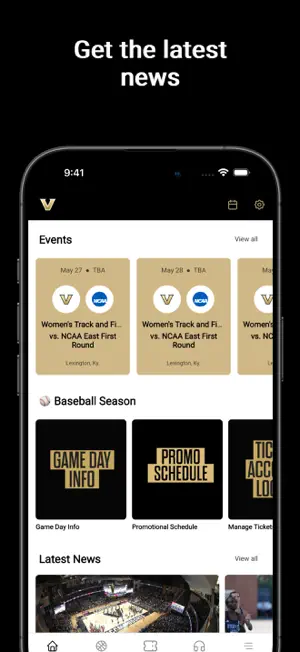 Vanderbilt Athletics screenshot 1