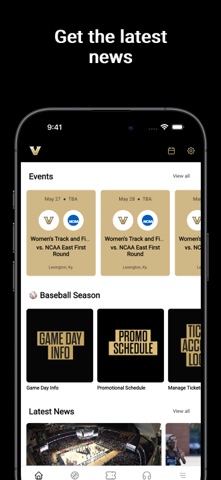 Vanderbilt Athletics screenshot