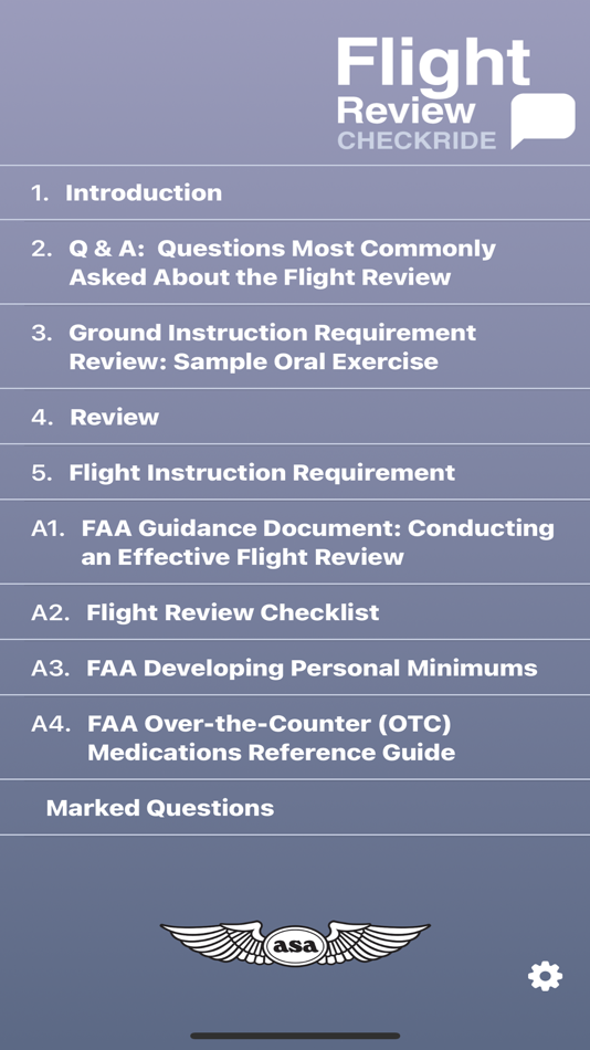 #1. Flight Review Checkride (iOS) 由: ASA
