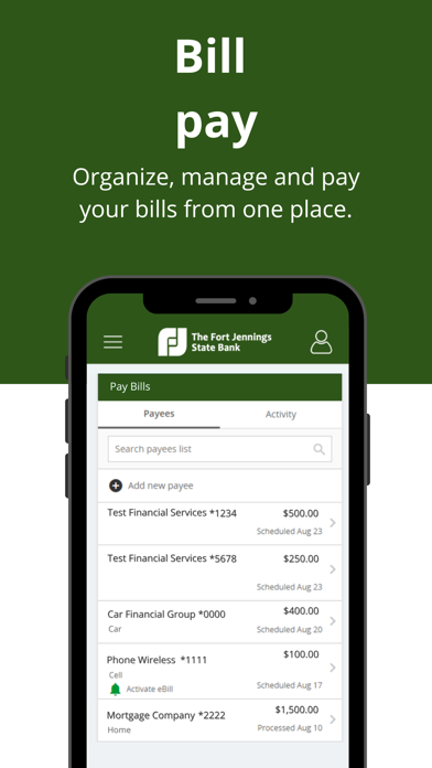 The Fort Jennings State Bank Screenshot